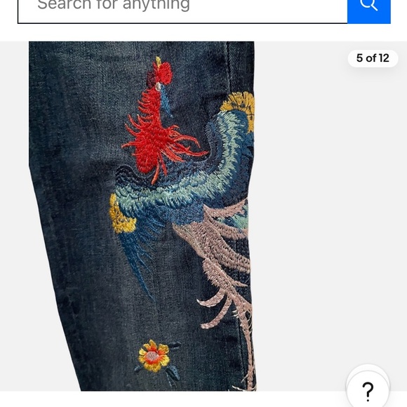 Free People Embroidered Jeans - Picture 2 of 4